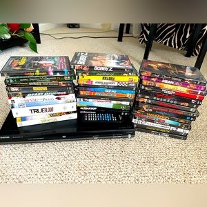 Toshiba DVD Player and DVDs